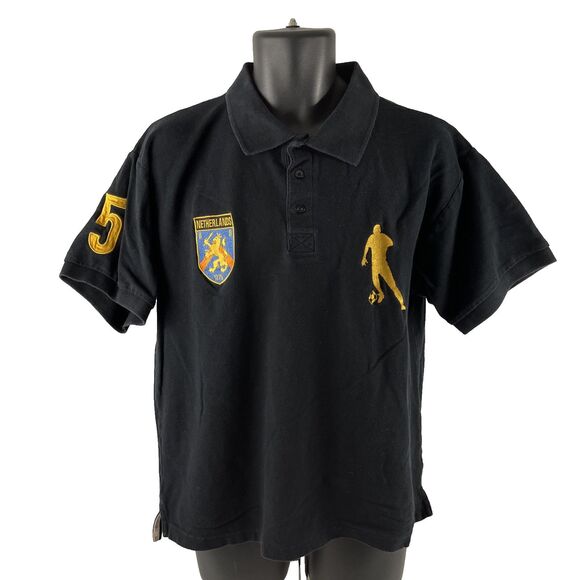 Mens Amsterdam Designs Netherlands Soccer Jersey Polo Shirt Sz XL - Picture 1 of 8